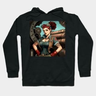 Rosie the Steampunk Rivetor Hoodie